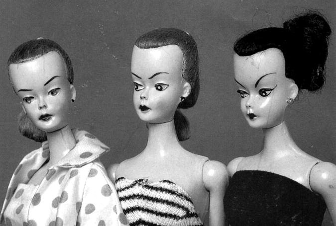 Barbie’s presumed prototypes, the German “Bild Lilli” dolls