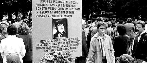 Remembering Romas Kalanta in Kaunas